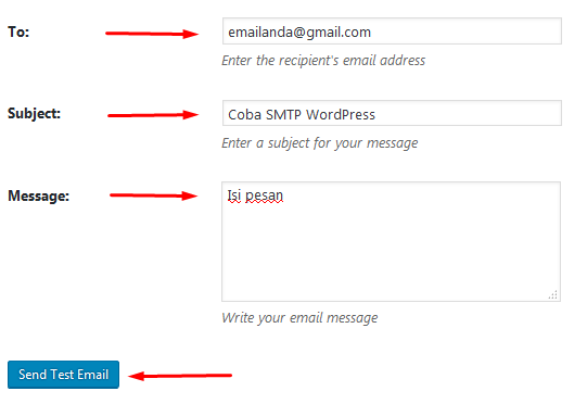 Konfigurasi Plugin SMTP WordPress untuk Mengirim Email 