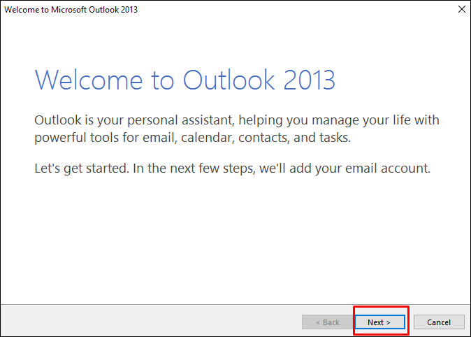 Cara Setting Email di Outlook 2013 