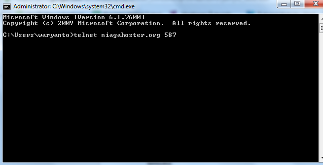 Cara Mengecek SMTP Port 587 Tidak Diblokir 