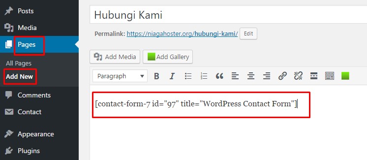 Membuat Formulir Kontak WordPress dengan Contact Form 7 