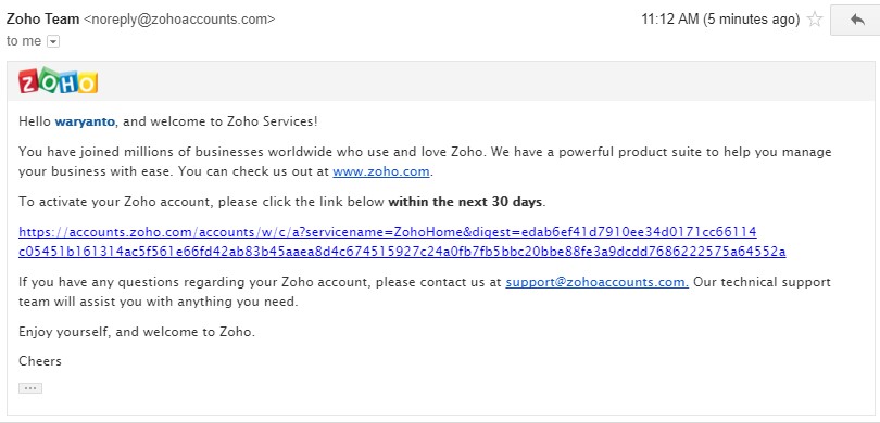 Membuat Email Domain Sendiri dengan Zoho Mail 