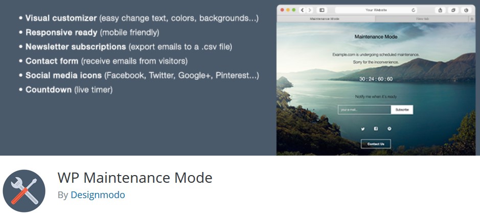 Modifikasi WordPress Maintenance Mode Anda Agar Tampil Lebih Menarik 