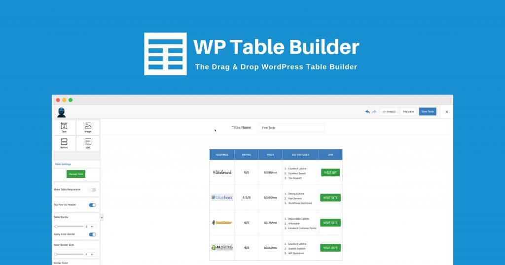 Rekomendasi 6 Plugin Table WordPress Terbaik 